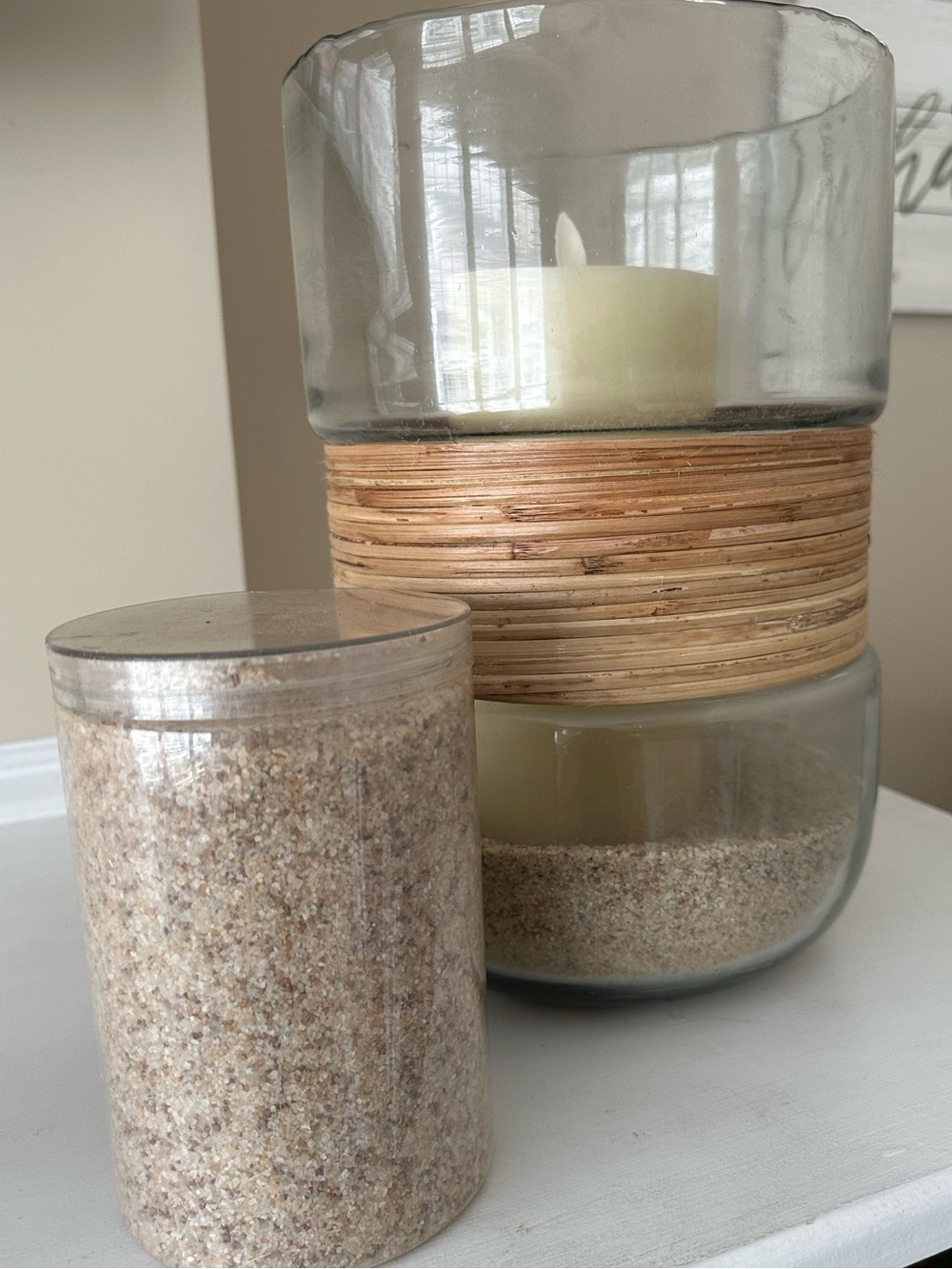 Pottery Barn Decorative Natural Sand Filler NWT